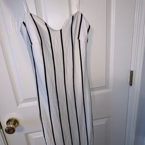 Black& White Fashion Nova Dress